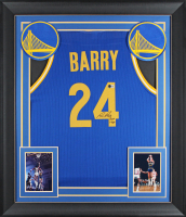 Rick Barry Signed Custom Framed Jersey Inscribed "HOF 1987" (Beckett) at PristineAuction.com