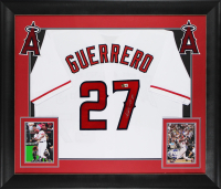 Vladimir Guerrero Signed Custom Framed Jersey (Beckett) at PristineAuction.com