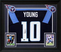 Vince Young Signed Custom Framed Jersey (Beckett) at PristineAuction.com