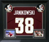 Sebastian Janikowski Signed Custom Framed Jersey (Beckett) at PristineAuction.com
