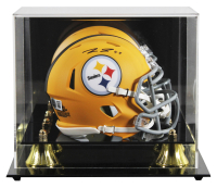 Pat Freiermuth Signed Steelers Alternate Speed Mini Helmet with Display Case (Beckett) at PristineAuction.com