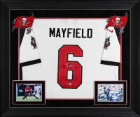 Baker Mayfield Signed Buccaneers Custom Framed Nike Authentic Jersey (Beckett) at PristineAuction.com