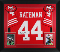 Tom Rathman Signed Custom Framed Jersey (Beckett) at PristineAuction.com
