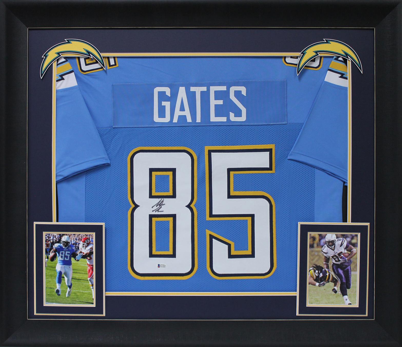 Antonio Gates Signed Custom Framed Jersey (Beckett) at PristineAuction.com Antonio Gates Signed Custom Framed Jersey (Beckett) at PristineAuction.com