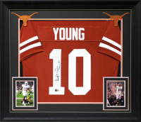 Vince Young Signed Custom Framed Jersey Inscribed "05 Nat'l Champs" (Beckett) at PristineAuction.com