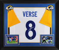 Jared Verse Signed Custom Framed Jersey (Beckett) at PristineAuction.com