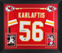 George Karlaftis Signed Custom Framed Jersey (Beckett) at PristineAuction.com