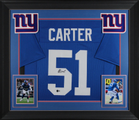 Abdul Carter Signed Custom Framed Jersey (Beckett) at PristineAuction.com