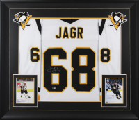 Jaromir Jagr Signed Custom Framed Jersey (Beckett) at PristineAuction.com