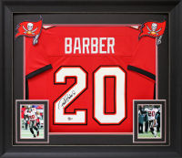 Ronde Barber Signed Custom Framed Jersey (Beckett) at PristineAuction.com