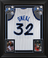 Shaquille O'Neal Signed Magic Custom Framed Mitchell & Ness Authentic Jersey (Beckett) at PristineAuction.com