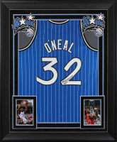 Shaquille O'Neal Signed Magic Custom Framed Mitchell & Ness Authentic Jersey (Beckett) at PristineAuction.com
