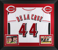 Elly De La Cruz Signed Custom Framed Jersey (Beckett) at PristineAuction.com