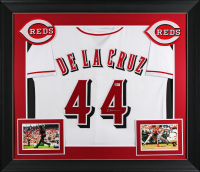 Elly De La Cruz Signed Custom Framed Jersey (Beckett) at PristineAuction.com