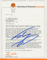 Shaquille O'Neal Signed 1988 Tennessee Volunteers Recruitment Letter & Envelope (Beckett) at PristineAuction.com