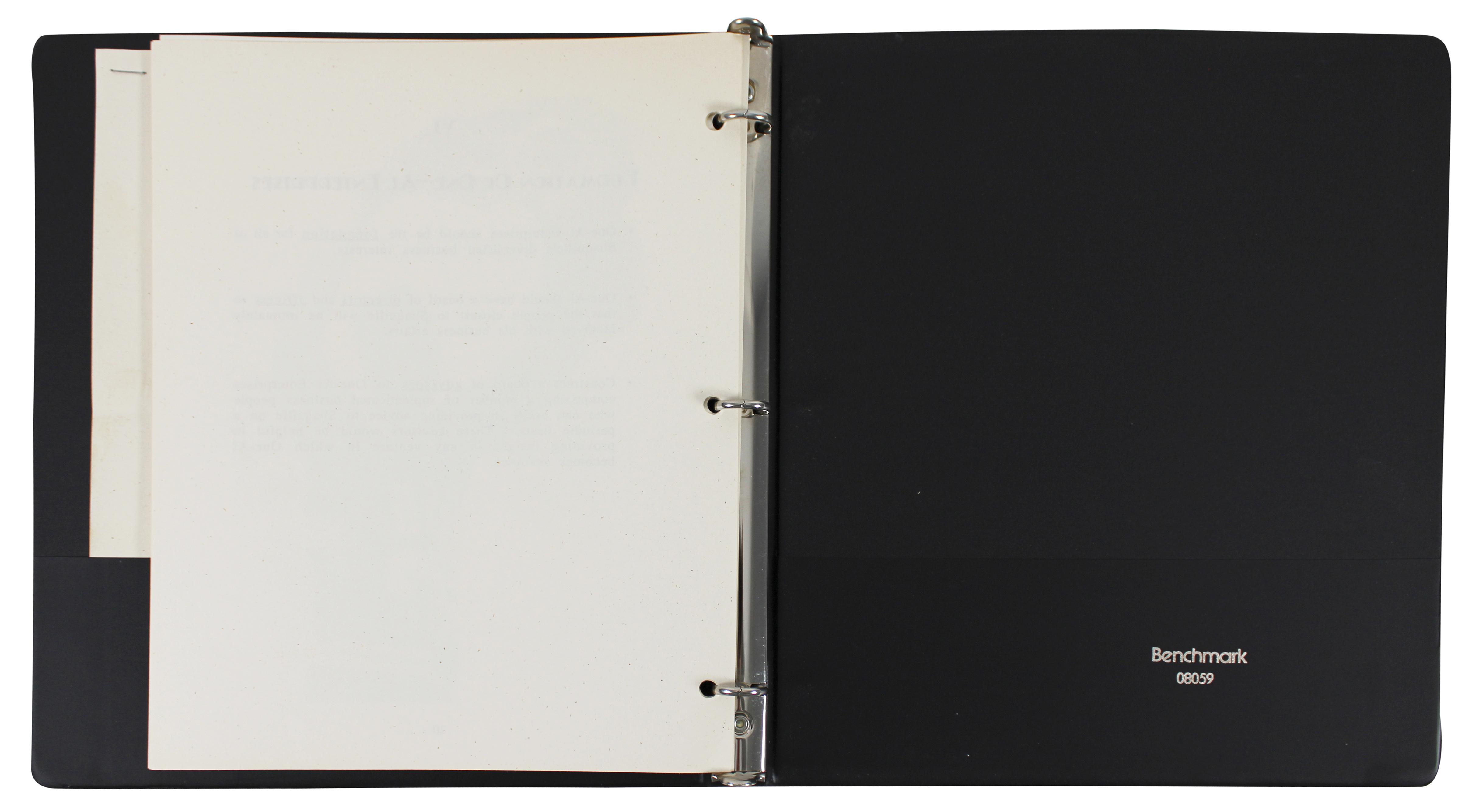 Shaquille O'Neal Signed 1988 Agency Road Map Presentation Binder Letter (Beckett) at PristineAuction.com Shaquille O'Neal Signed 1988 Agency Road Map Presentation Binder Letter (Beckett) at PristineAuction.com