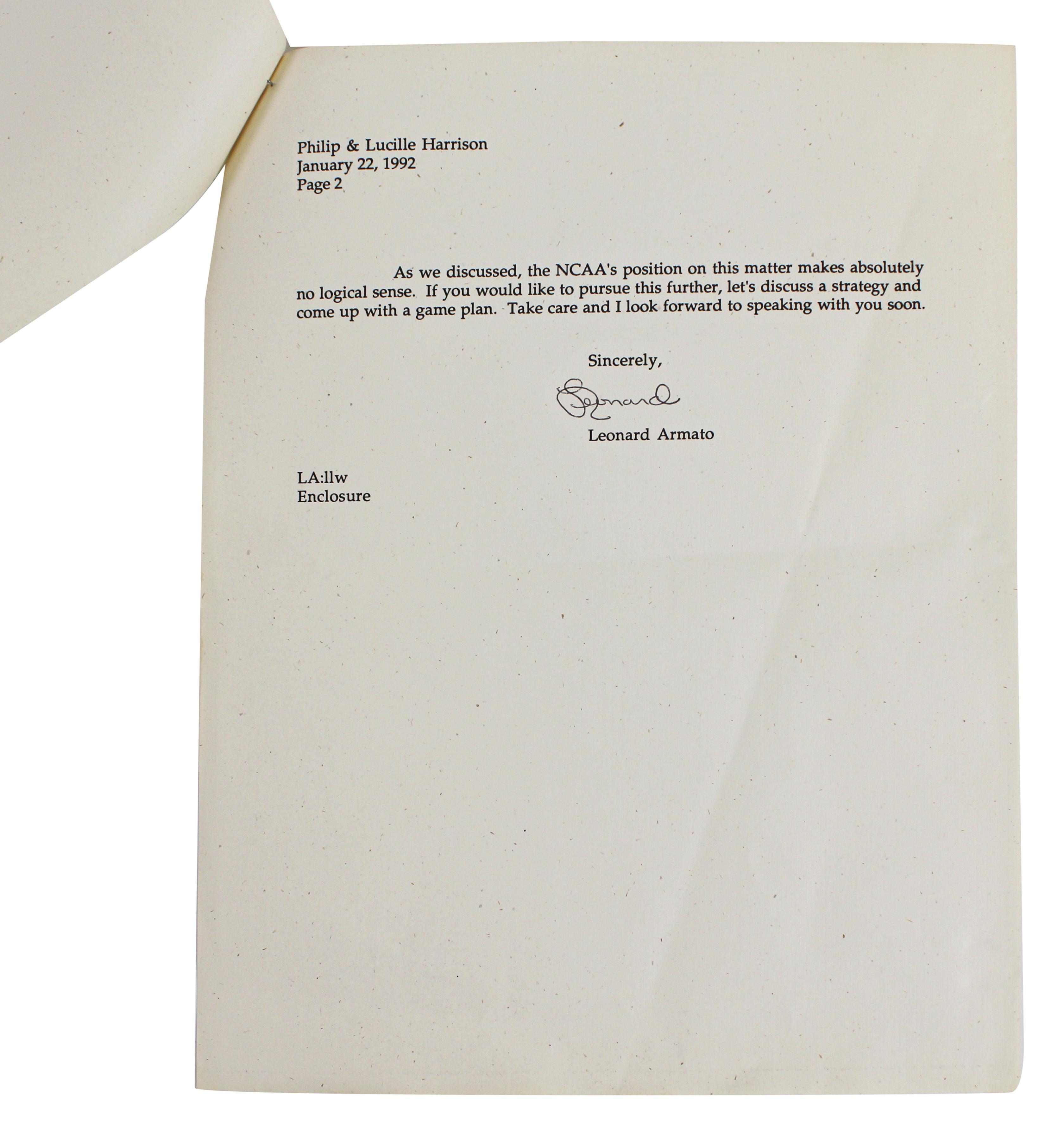 Shaquille O'Neal Signed 1988 Agency Road Map Presentation Binder Letter (Beckett) at PristineAuction.com Shaquille O'Neal Signed 1988 Agency Road Map Presentation Binder Letter (Beckett) at PristineAuction.com