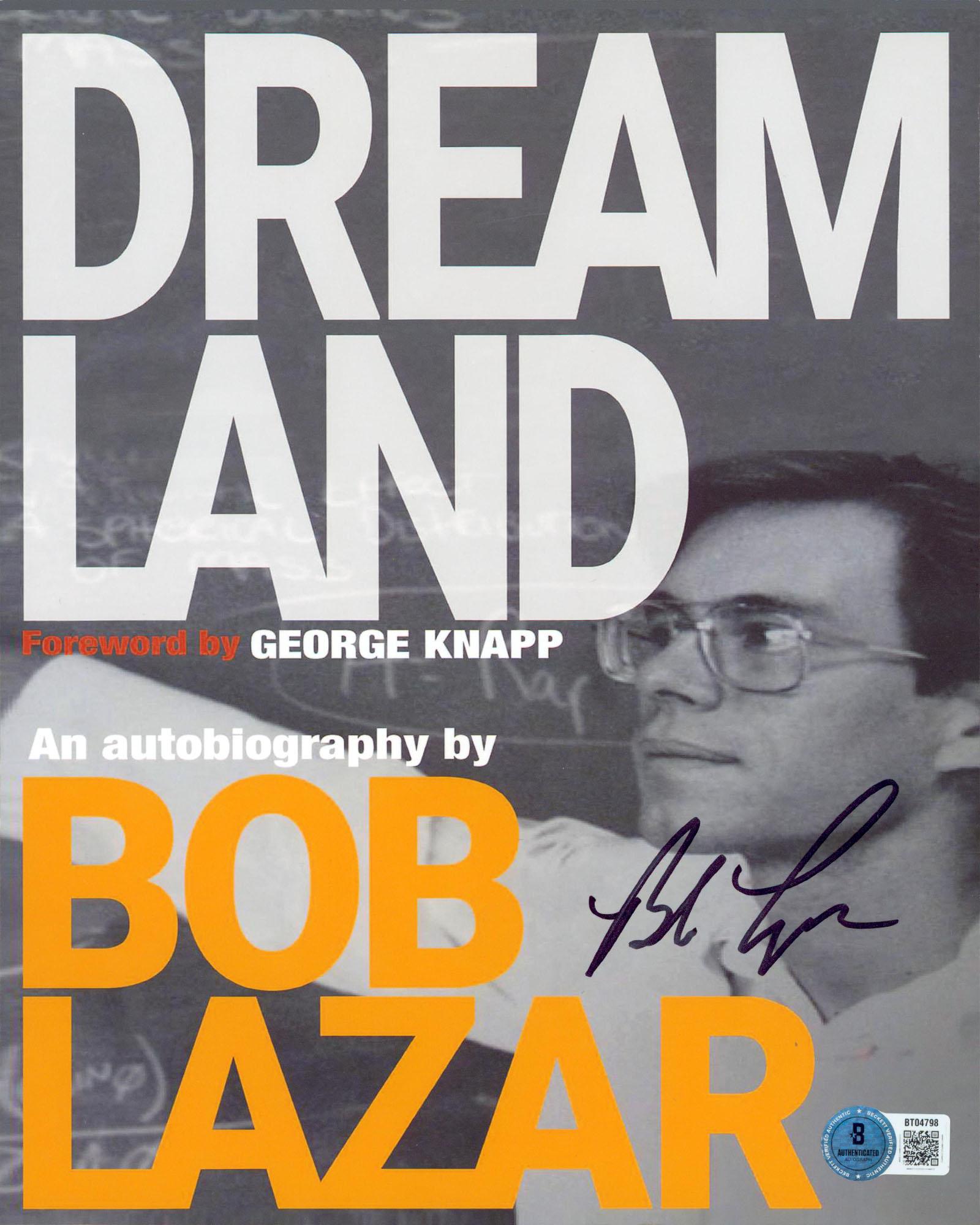 Bob Lazar Signed "Dream Land" 8x10 Photo (Beckett) at PristineAuction.com Bob Lazar Signed "Dream Land" 8x10 Photo (Beckett) at PristineAuction.com