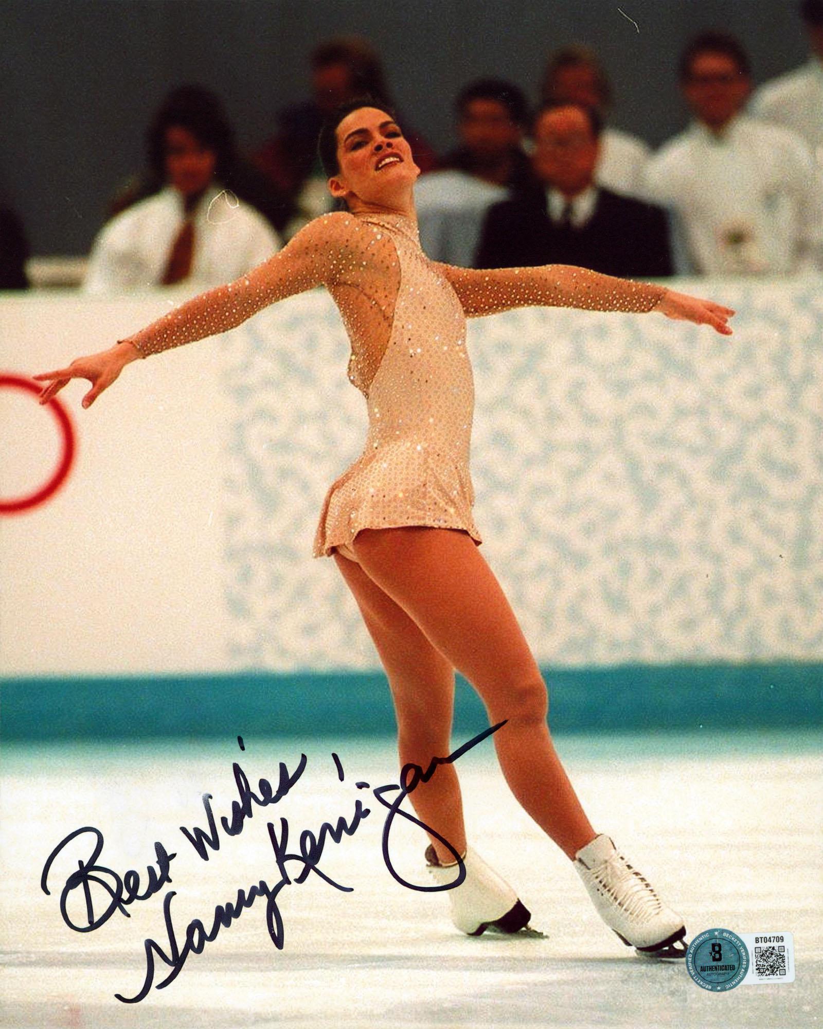 Nancy Kerrigan Signed 8x10 Photo Inscribed "Best Wishes" (Beckett) at PristineAuction.com Nancy Kerrigan Signed 8x10 Photo Inscribed "Best Wishes" (Beckett) at PristineAuction.com