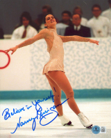 Nancy Kerrigan Signed 8x10 Photo Inscribed "Believe In Yourself!" (Beckett) at PristineAuction.com