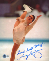 Nancy Kerrigan Signed 8x10 Photo Inscribed "Good Luck Always!" (Beckett) at PristineAuction.com
