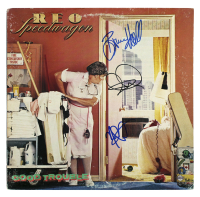 Bruce Hall, Kevin Cronin & Neal Doughty Signed REO "Speedwagon" Vinyl Record Album Cover (Beckett) at PristineAuction.com