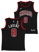 Zach LaVine Signed Bulls Nike Authentic Jersey (Beckett) at PristineAuction.com