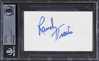 Randy Travis Signed 3x5 Index Card (BGS) at PristineAuction.com