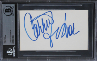 Carrie Fisher Signed 3x5 Index Card (BGS) at PristineAuction.com