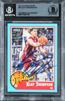 Klay Thompson Signed 2011 Fleer Retro #55 RC (BGS) at PristineAuction.com