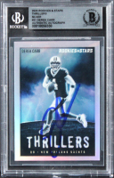 Derek Carr Signed 2023 Rookies & Stars Thrillers Silver #21 (BGS) at PristineAuction.com