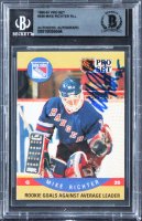 Mike Richter Signed 1990 Pro Set #398 (BGS) at PristineAuction.com