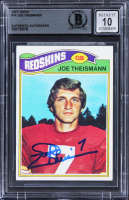 Joe Theismann Signed 1977 Topps #74 (BGS | Auto 10) at PristineAuction.com