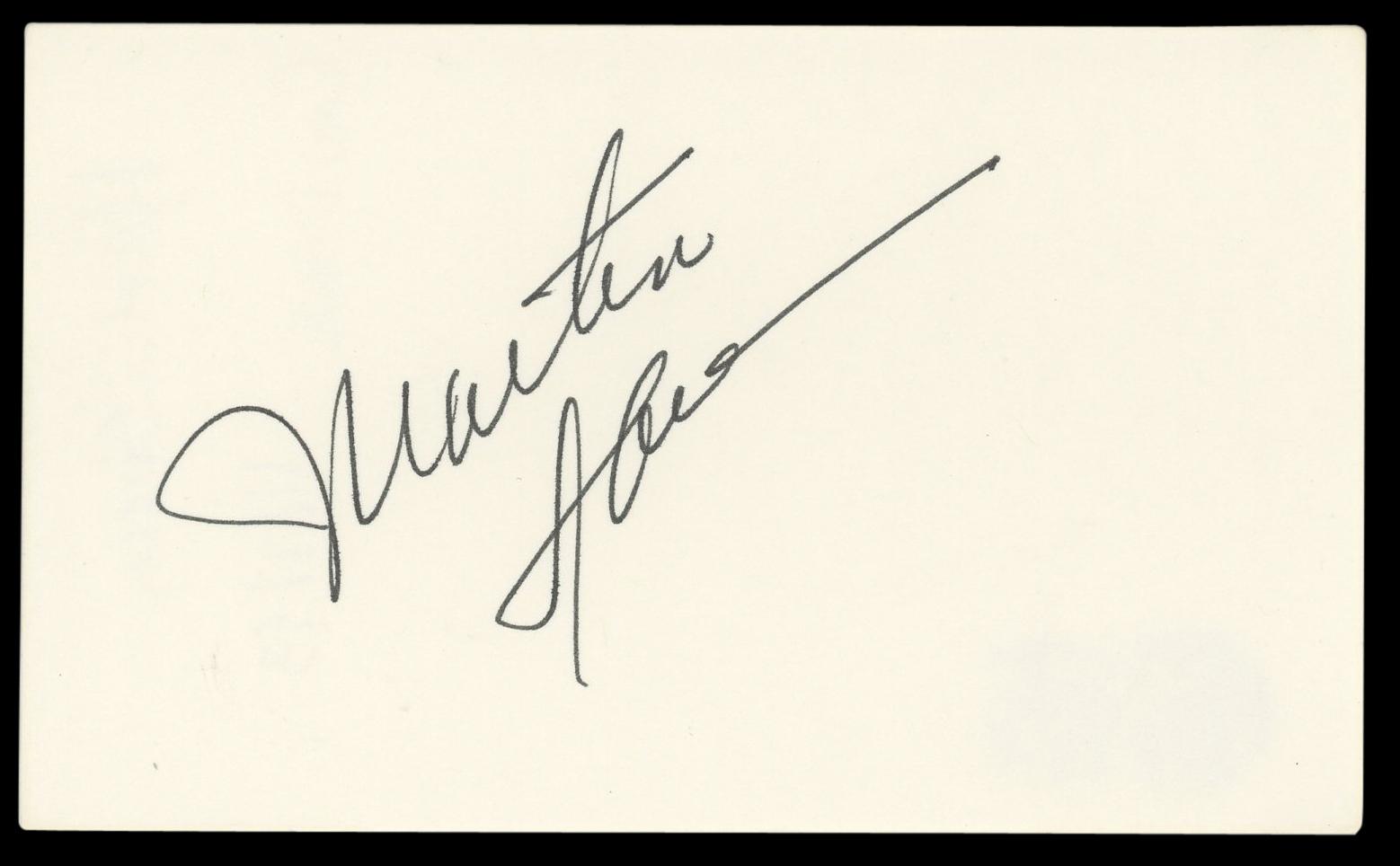 Martin Sheen Signed 3x5 Index Card (Beckett) at PristineAuction.com Martin Sheen Signed 3x5 Index Card (Beckett) at PristineAuction.com