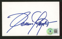Dennis Haysbert Signed 3x5 Index Card (Beckett) at PristineAuction.com
