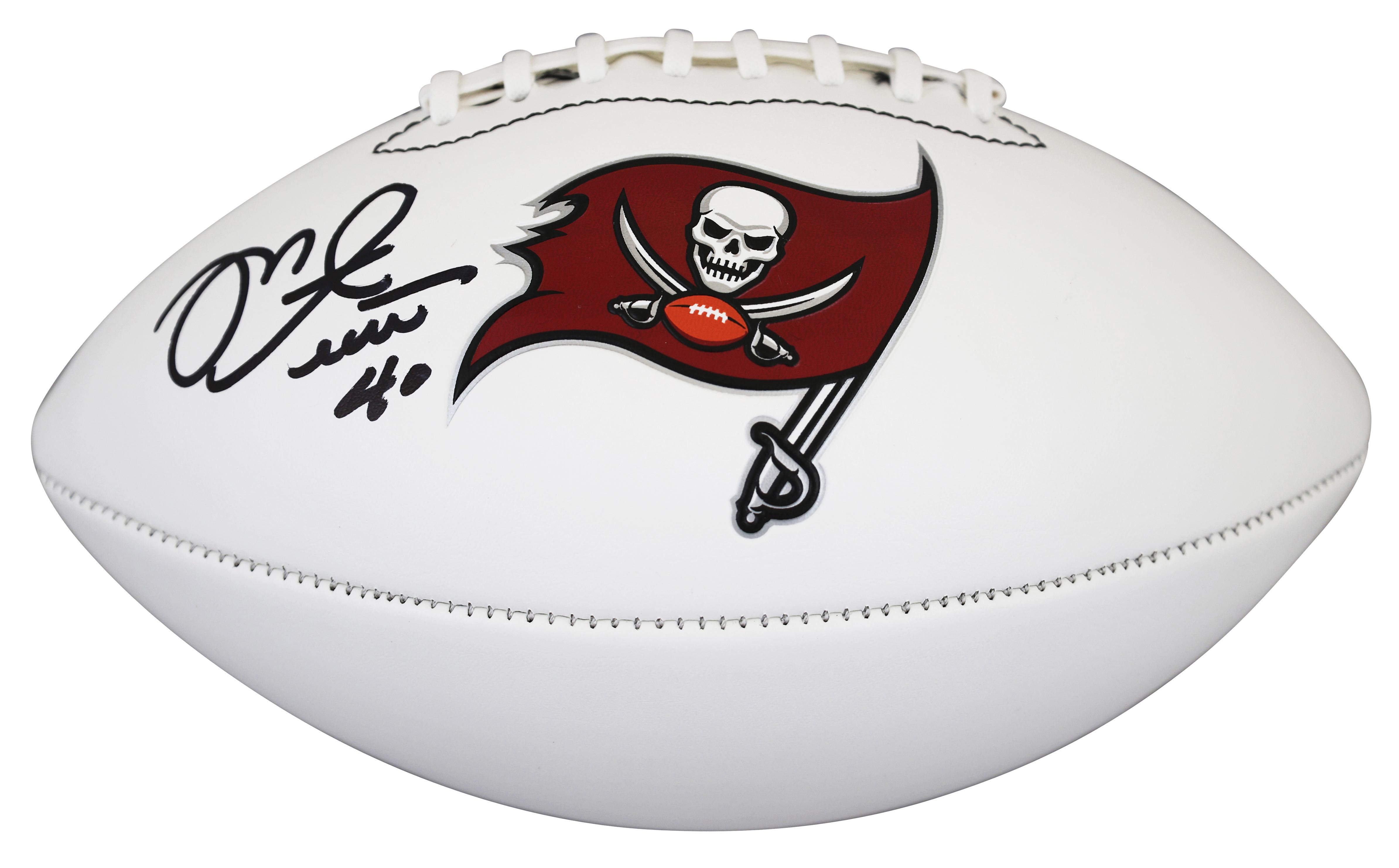 Buccaneers Mike Alstott Signed Buccaneers Logo Football (Beckett) at PristineAuction.com Buccaneers Mike Alstott Signed Buccaneers Logo Football (Beckett) at PristineAuction.com