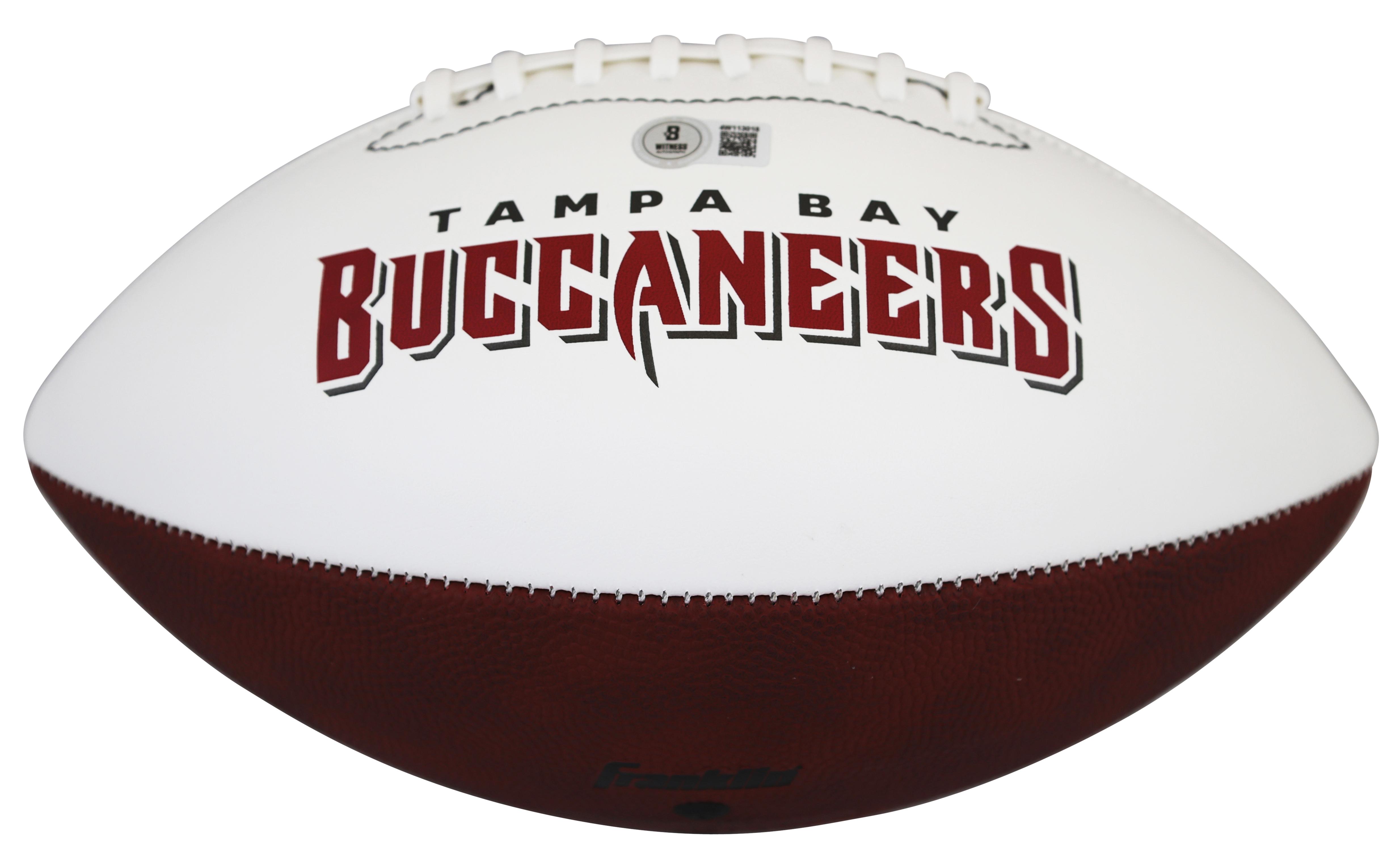 Buccaneers Mike Alstott Signed Buccaneers Logo Football (Beckett) at PristineAuction.com Buccaneers Mike Alstott Signed Buccaneers Logo Football (Beckett) at PristineAuction.com