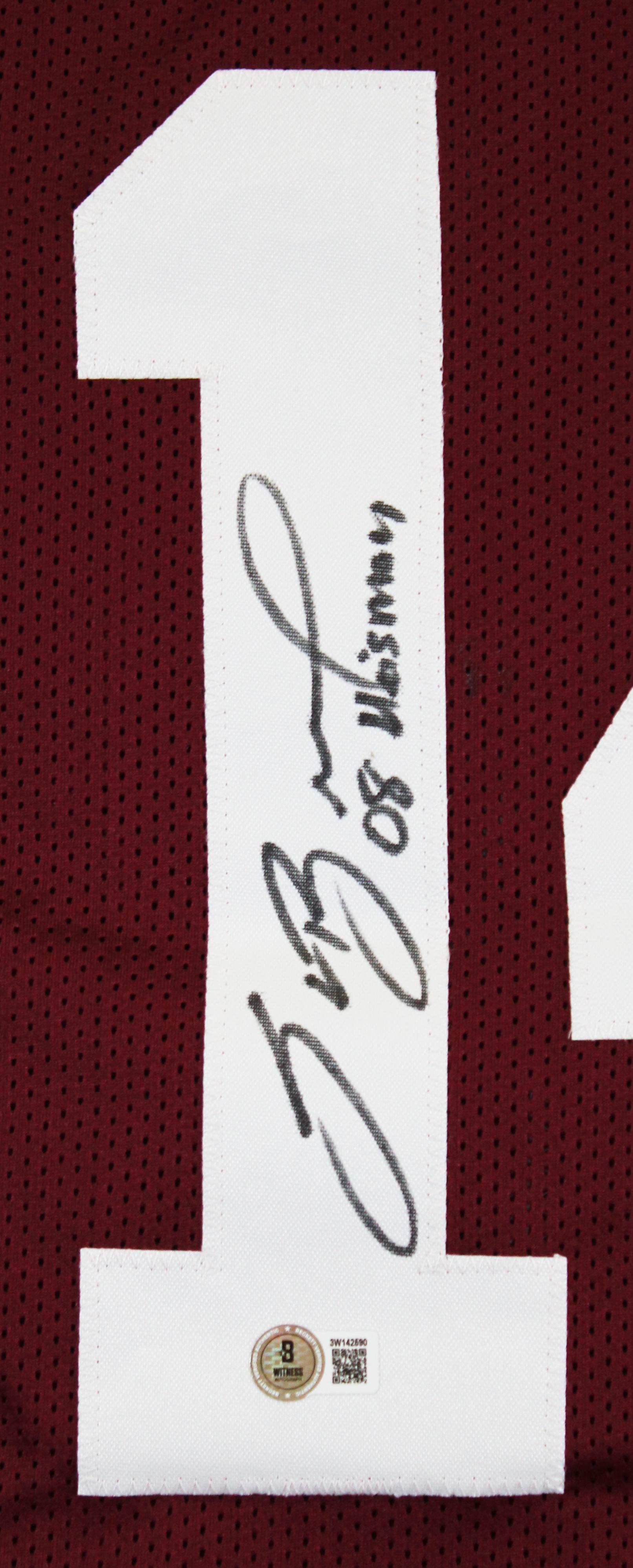 Sam Bradford Signed Jersey Inscribed "08 Heisman" (Beckett) at PristineAuction.com Sam Bradford Signed Jersey Inscribed "08 Heisman" (Beckett) at PristineAuction.com