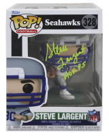 Steve Largent Signed Seahawks #328 Funk Pop! Vinyl Figure Inscribed "HOF 95" (Beckett) at PristineAuction.com