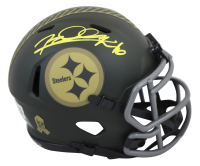 Rod Woodson Signed Steelers Salute To Service Alternate Speed Mini Helmet (Beckett) at PristineAuction.com