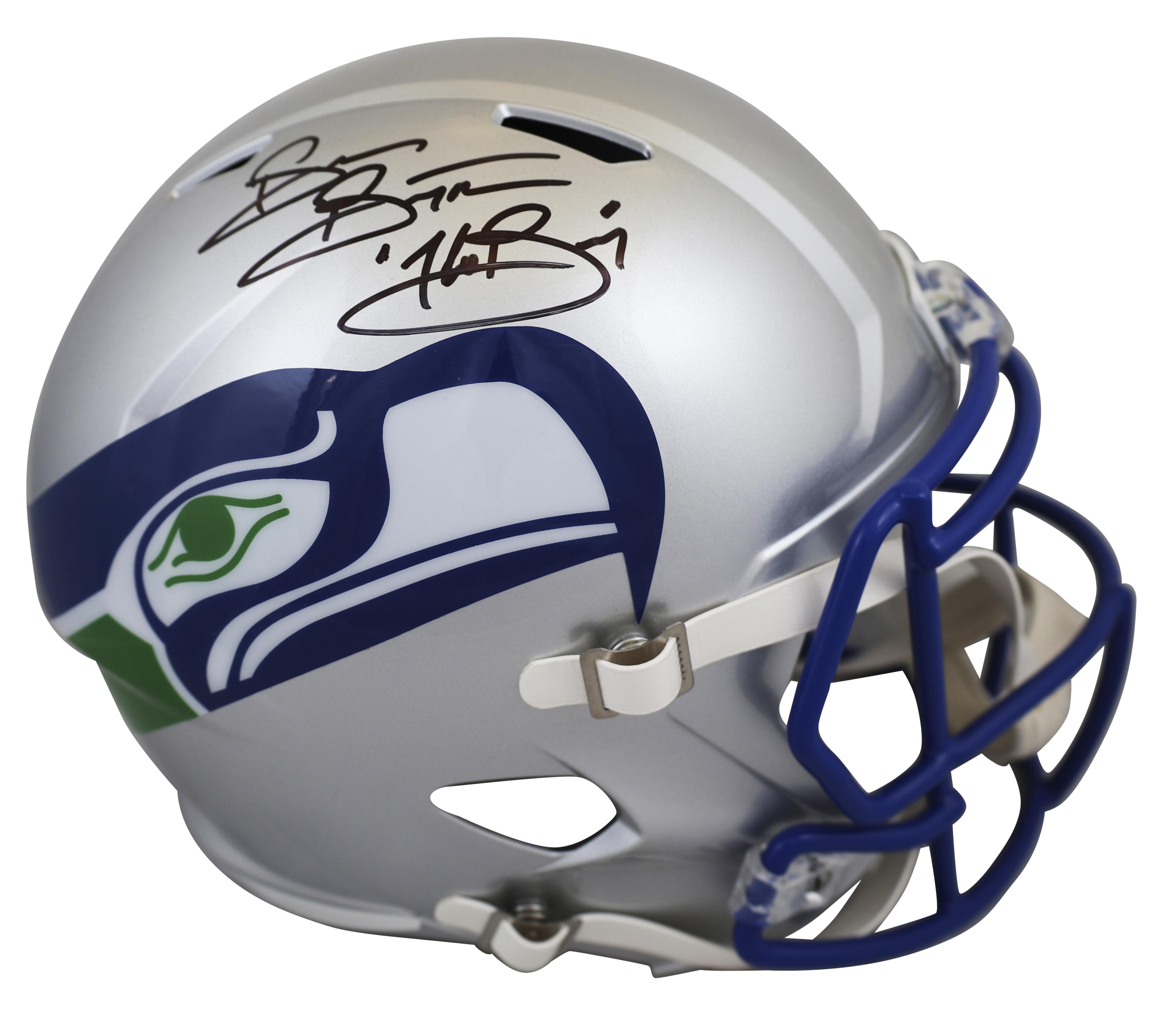 Brian Bosworth Signed Seahawks Full-Size Speed Helmet Inscribed "The Boz" (Beckett) at PristineAuction.com Brian Bosworth Signed Seahawks Full-Size Speed Helmet Inscribed "The Boz" (Beckett) at PristineAuction.com