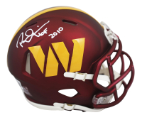 Russ Grimm Signed Commanders Speed Mini Helmet Inscribed "HOF 2010" (Beckett) at PristineAuction.com