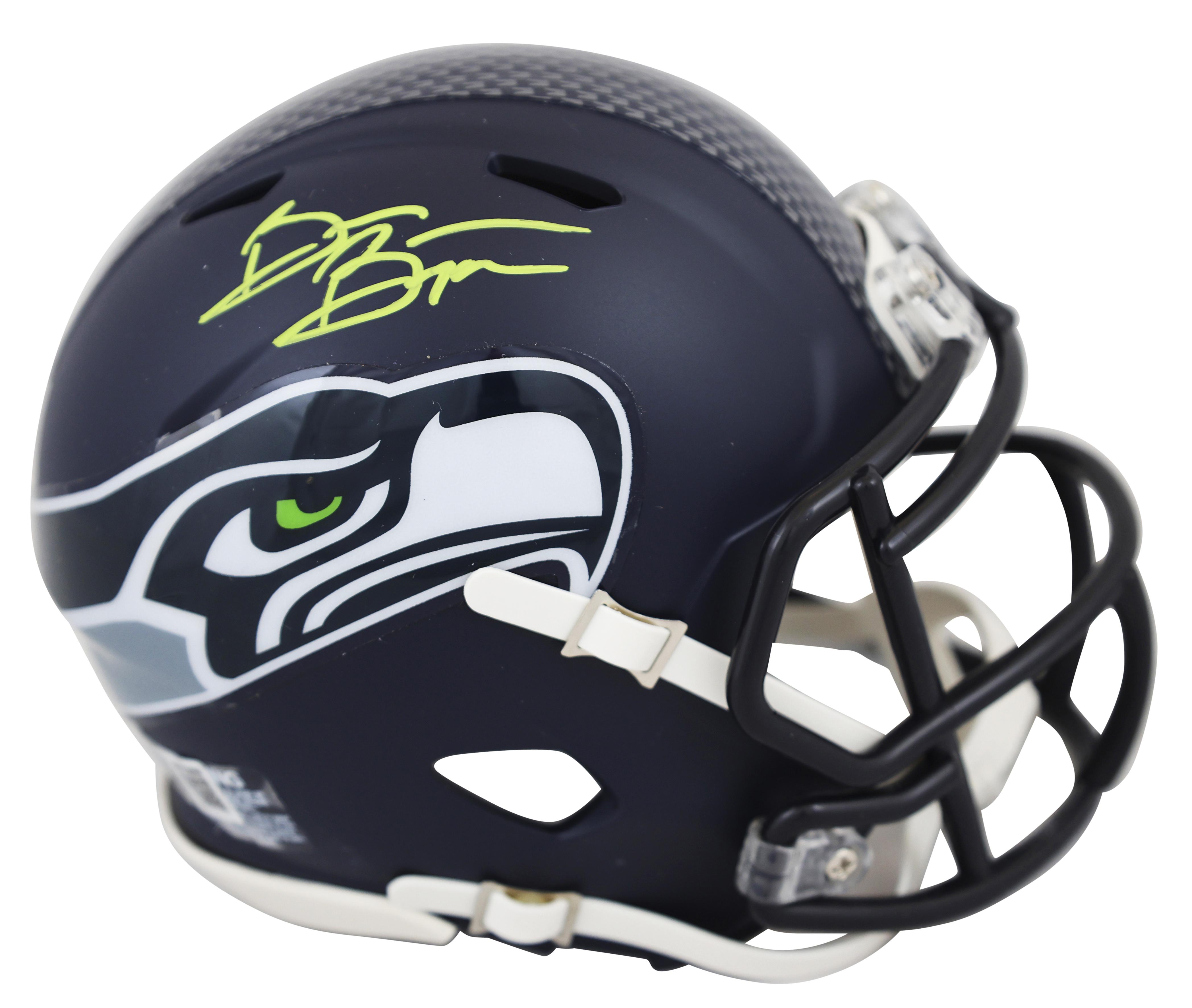 Brian Bosworth Signed Seahawks Speed Mini Helmet (Beckett) at PristineAuction.com Brian Bosworth Signed Seahawks Speed Mini Helmet (Beckett) at PristineAuction.com
