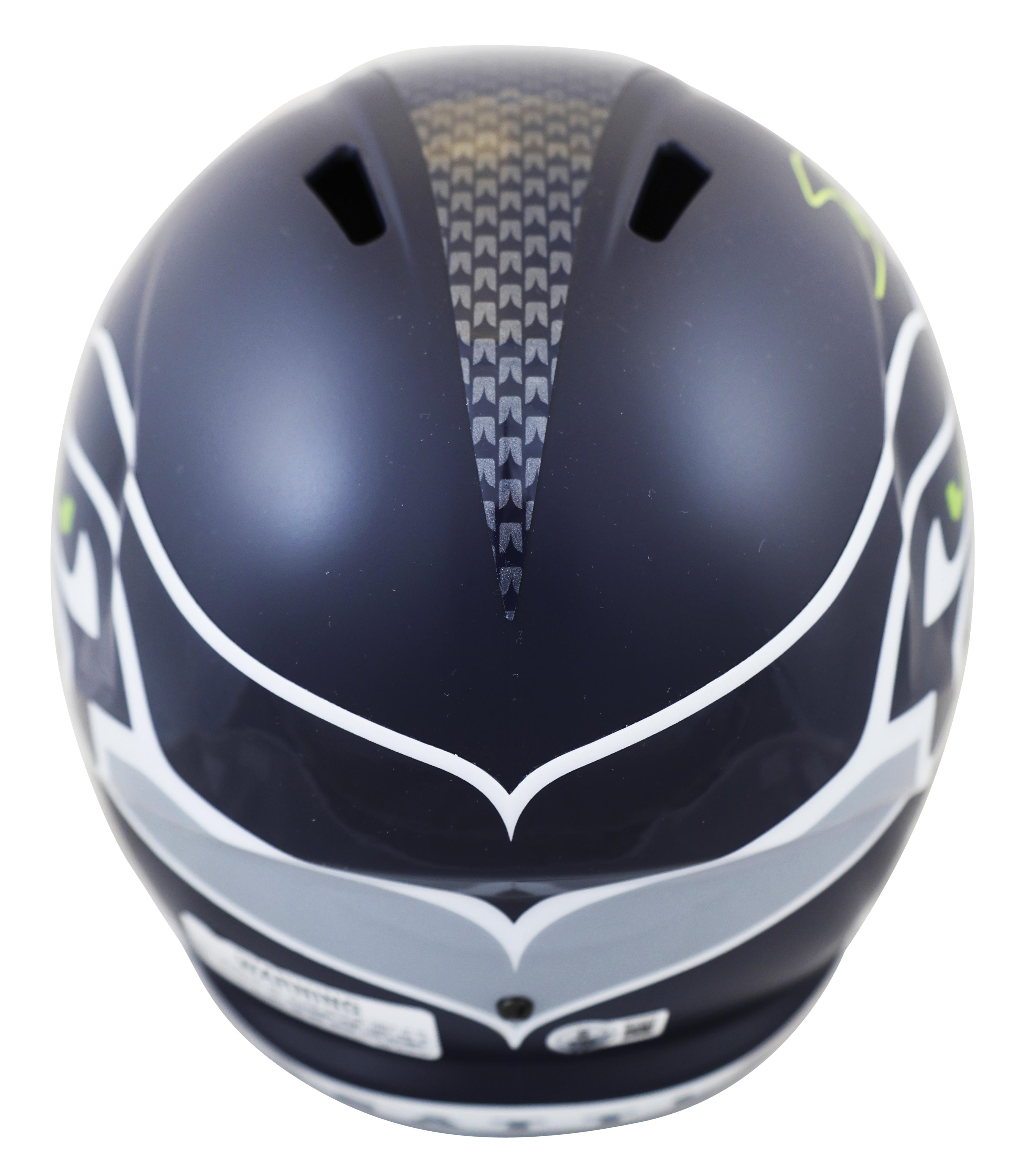 Shaun Alexander Signed Seahawks Full-Size Speed Helmet Inscribed "05 NFL MVP" (Beckett) at PristineAuction.com Shaun Alexander Signed Seahawks Full-Size Speed Helmet Inscribed "05 NFL MVP" (Beckett) at PristineAuction.com