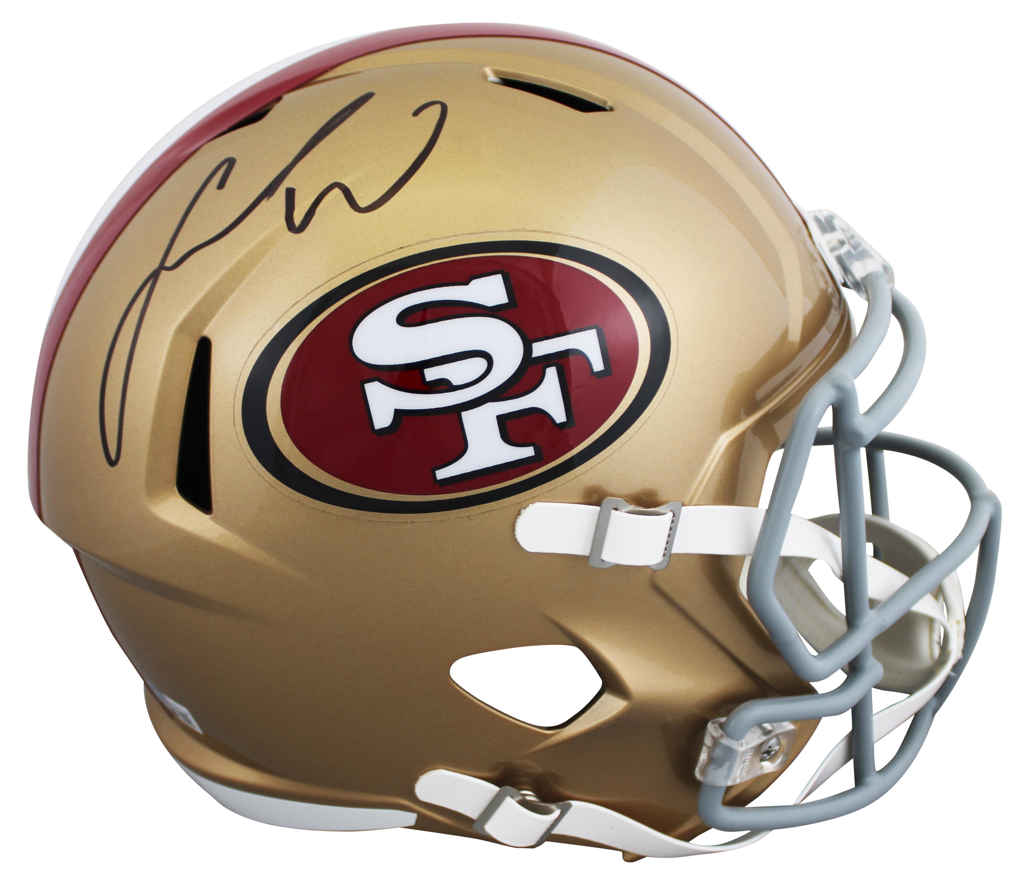 Fred Warner Signed 49ers Full-Size Speed Helmet (Beckett) at PristineAuction.com Fred Warner Signed 49ers Full-Size Speed Helmet (Beckett) at PristineAuction.com