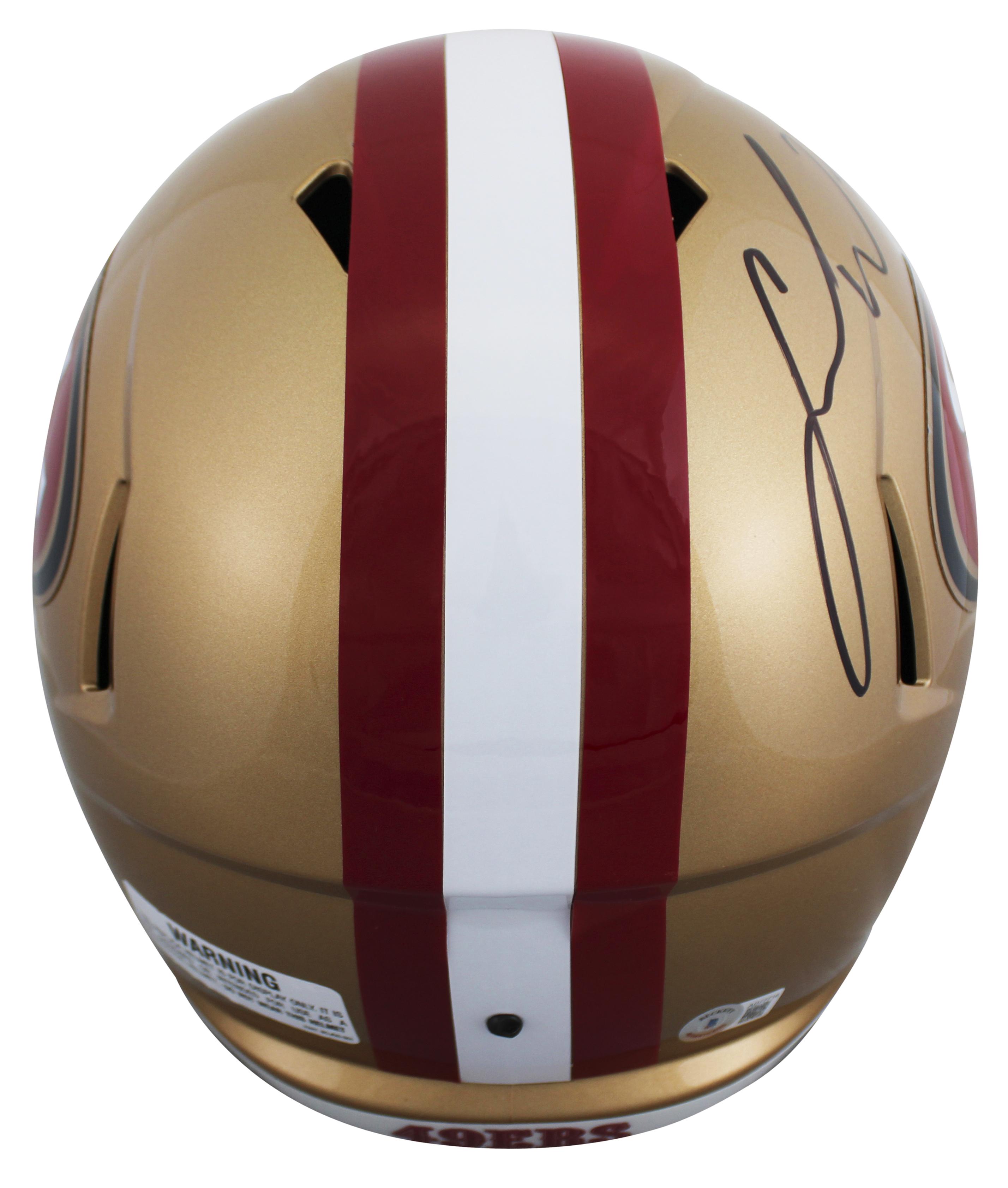 Fred Warner Signed 49ers Full-Size Speed Helmet (Beckett) at PristineAuction.com Fred Warner Signed 49ers Full-Size Speed Helmet (Beckett) at PristineAuction.com