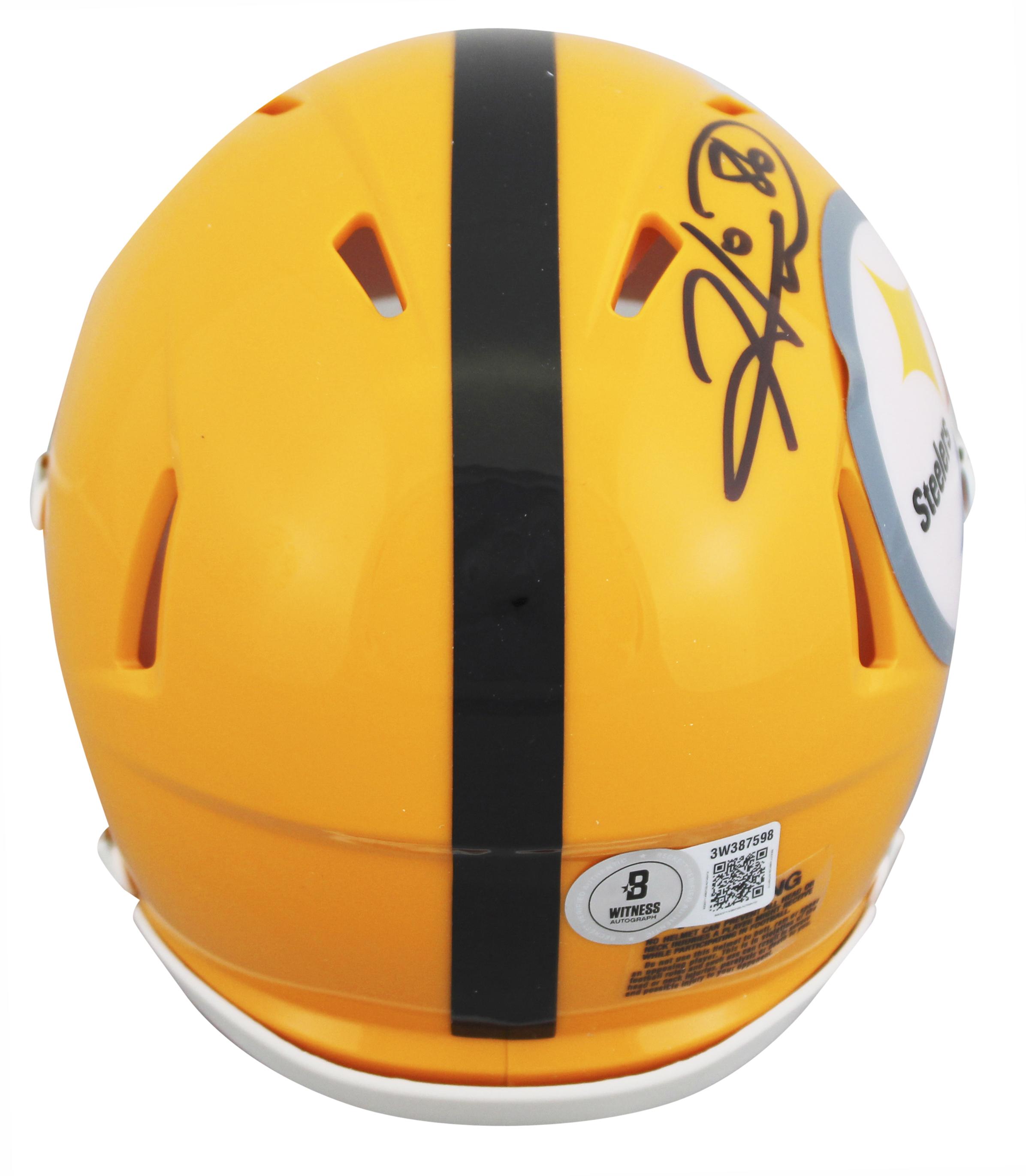 Hines Ward Signed Steelers Speed Mini Helmet (Beckett) at PristineAuction.com Hines Ward Signed Steelers Speed Mini Helmet (Beckett) at PristineAuction.com