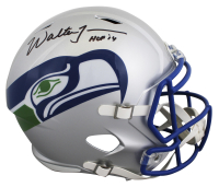 Walter Jones Signed Seahawks Full-Size Speed Helmet Inscribed "HOF 14" (Beckett) at PristineAuction.com