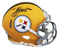 Jack Sawyer Signed Steelers Speed Mini Helmet (Beckett) at PristineAuction.com