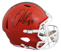 Quinshon Judkins Signed Browns Full-Size Speed Helmet (Beckett) at PristineAuction.com